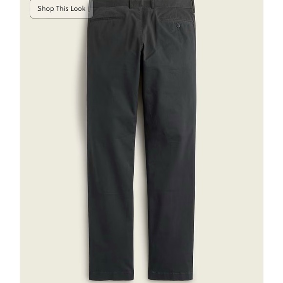 J. Crew Men’s 770 Straight-fit stretch chino pant AR886 Faded Black - Picture 4 of 11